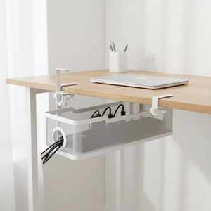 Panier mural en fer sans perçage, réglable, multifonctionnel, pour organiser routeurs, livres, <span class=keywords><strong>ustensiles</strong></span> - Product Image 1