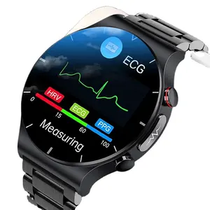 2022 yeni ekg + PPG akıllı saat erkekler Sangao lazer sağlık kalp hızı kan basıncı Fiess spor saatler IP68 su geçirmez Smartwatch