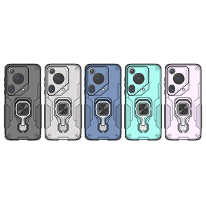 Étui de téléphone porte-anneau magnétique de luxe pour Huawei P70 Ultra couverture antichoc - Product Image 6