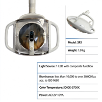 Lampe opératoire dentaire LED Medfruition SR1 1 LED, manuelle, capteur sans contact, 10000-30000 Lux 5000K, lampe de fauteuil