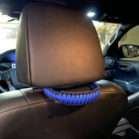Poignées de voiture personnalisées pour l'extérieur, poignées d'appui-tête de siège arrière, poignée de passager arrière, poignées de guidon de vélo en paracorde pour une prise en main facile