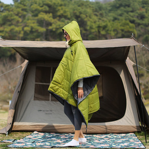 야외 맞춤형 망토 야외 화장 판초 망토 착용 가능한 성인 가능 판초 침낭 - Product Image 3