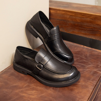 Chaussures habillées pour hommes à logo personnalisé, à bout pointu, style espadrille, mocassins, chaussures plates à enfiler pour le bureau et les mariages, collection automne/hiver