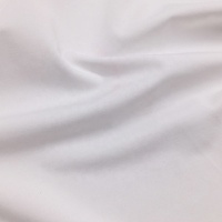 Delantex Fashion Top blanc GSM 200 tissu pour élastique DTY simple brosse tricot Poly Spandex Jersey tissu échantillon gratuit