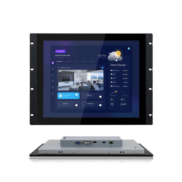 Rack Mount 1280x1024 SXGA VGA  19 Inch Capacitive Touch Screen IP66 Rackmount Industrial l Monitor