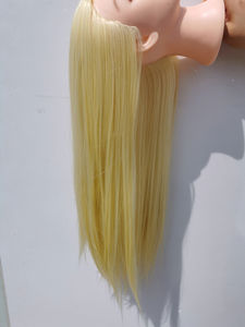 Têtes de mannequin de barbier avec <span class=keywords><strong>cheveux</strong></span> pour le tressage, poupée mannequin à <span class=keywords><strong>cheveux</strong></span> longs, tête d'entraînement en cosmétologie - Product Image 4