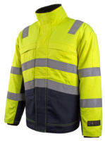 Vêtement de travail durable, veste d'hiver haute visibilité pour les équipes de maintenance