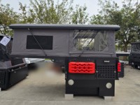 Camioneta de aluminio de tamaño completo de alta calidad Camper Diseño de joroba moderno Ligero Plegable Impermeable