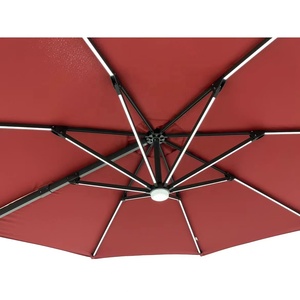 Sombrilla Cantilever para jardín, muebles de exterior, doble dosel, gran Parasol de 3,5 m para <span class=keywords><strong>Patio</strong></span>, sombrilla económica para playa - Product Image 4