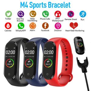 <span class=keywords><strong>M4</strong></span> Pro Pulsera Inteligente Termómetro IP67 Rastreador de Fitness Banda Deportiva Ritmo Cardíaco Monitor de Presión Arterial Brújula Función de Calendario - Product Image 2