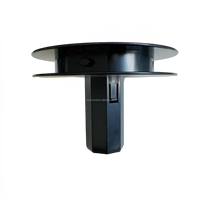 Accessoire pour volet roulant Mini poulies en plastique avec adaptateur d'essieu pour tube octogonal de 40 mm et roulement de 28 mm