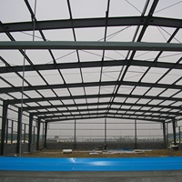 Hangar de conception de construction préfabriquée détachable Lumière modulaire préfabriquée voiture Structure en acier atelier industriel