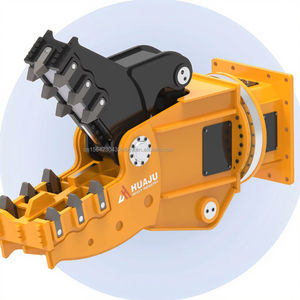 Escavatore attaccato pietra dura frantumatore demolizione attacco idraulico calcestruzzo polverizzatore rotante - Product Image 1