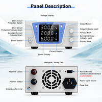 Alimentation CC réglable haute puissance Wanptek KPS1005D 100V 5A, source de laboratoire haute tension pour tests industriels