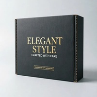 Boîte d'expédition pliante en papier personnalisée avec logo, emballage pour envoi postal