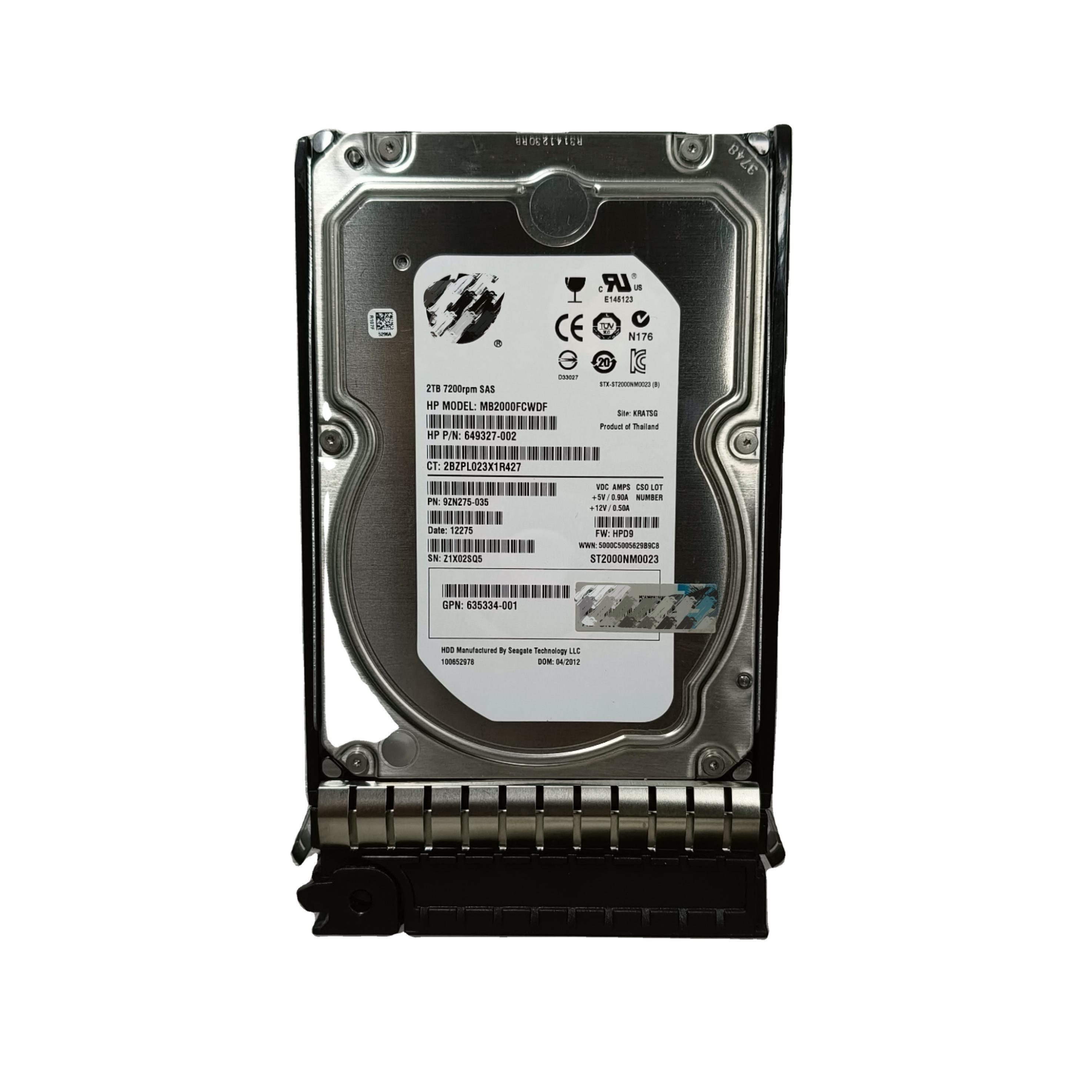 Disque dur interne 2.4TB 2.5 SAS 12G 10000RPM pour IBM 02PX539