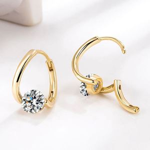 Citrine <strong>Earring</strong> Pompom <strong>Earrings</strong> Link Earings Adhesive <strong>Genshin</strong> <strong>Impact</strong> Assorted Crystal Moissanite Piercing Disco Ball Flower Gf - Product Image 5