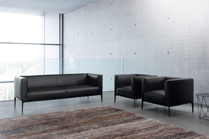 चीन क्लासिक काले सोफे अनुकूलन योग्य कूचेस कार्यालय कमरे के फर्नीचर सोफे सेट चमड़े के लिए - Product Image 2