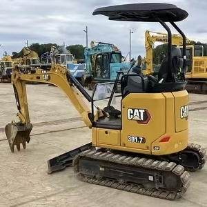 Miniexcavadora CAT 301.7 de Segunda Mano, Excavadora Hidráulica Pequeña para Trabajos de Construcción, Excavación de Zanjas y Servicios Públicos - Product Image 1
