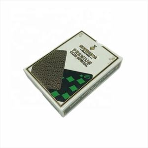 Naipes de PVC DE HISTORIA chapados en negro personalizados del fabricante de China con logotipo - Product Image 3