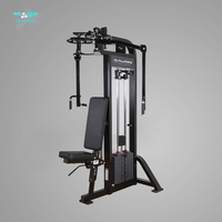 Peralatan Fitness Chest Press Pect Fly Berkualitas Tinggi untuk Komersial, Peralatan Fitness Rear Delt dengan Sistem Pin Loaded untuk Produsen Gym