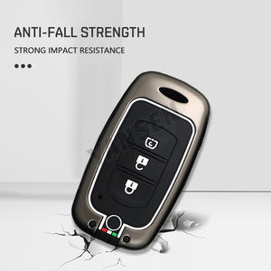 เคสกุญแจรถยนต์แฟชั่น ทำจากซิงค์อัลลอยด์และซิลิโคน สำหรับรถยนต์ Dongfeng DFM DFSK Glory 580 F507 H30 <span class=keywords><strong>AX7</strong></span> S30 อุปกรณ์ตกแต่งรถยนต์ - Product Image 4