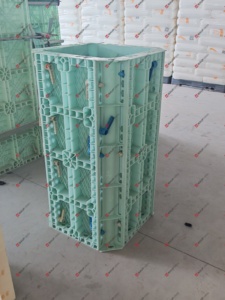 Encofrado de Plástico ABS Ajustable y Reutilizable para Hormigón, Encofrado para Muros y Columnas para Construcción de Edificios, Puentes y Zanjas - Product Image 6