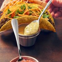Supports à crêpes et tacos en acier inoxydable de qualité supérieure avec coupelles à sauce – Ensemble amélioré