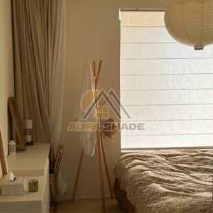 Sombras romanas manuales de arriba hacia abajo para ventanas, tamaño personalizado, cortinas romanas opacas, telas, persiana romana para tratamiento de ventanas - Product Image 6