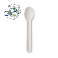 Ensemble de couverts en bagasse de canne à sucre naturelle de qualité supérieure, jetables, compostables et biodégradables, pour mariage et fête, directement de l'usine