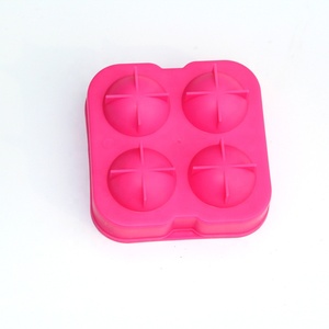 Moldes de Sorvete para Crianças A2454 com <span class=keywords><strong>4</strong></span> Furos, Moldes de Sorvete em Forma de Quadrado e Bola, Moldes de Plástico para Picolé - Product Image 3