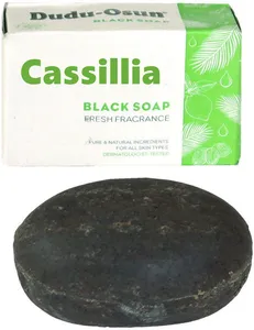 Cassillia Grosir Sabun Hitam Dudu Osun untuk Perawatan Kulit Afrika Amerika Setiap Sabun Bar Berisi Shea Butter