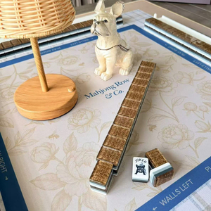 Tuiles de Mahjong Américain en Acrylique <span class=keywords><strong>Transparent</strong></span> à Motif Chinoiserie Honey Weave pour 4 Joueurs - Product Image 3