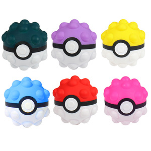 Palla Antistress 3D in Silicone, Design <span class=keywords><strong>Poke</strong></span> Ball, Giocattolo Educativo da Spremere per Bambine - Product Image 1