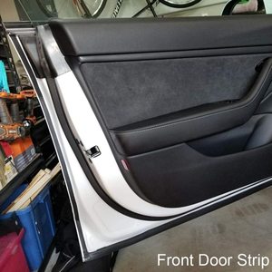 Para Tesla Model Y 3 Highland Door Seal Kit Tira de clima de goma insonorizada Sunroof Seal Wind Noise Reduction Kit 2017-2024 - Product Image 4