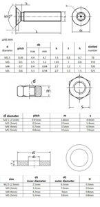 270X M2.5 M3 M4 M5 hỗn hợp kích thước 304 A2 thép không gỉ cột Pin Torx phẳng chìm đầu chống trộm an ninh vít bu lông Bộ Chìa Khóa - Product Image 6