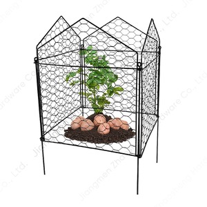 รั้วลวดเหล็กสำหรับป้องกันพืชผลแบบพกพา สำหรับสวนผัก ป้องกันกระต่าย - Product Image 1