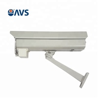 Boîtier de caméra CCTV extérieur 15 pouces tout temps IP66 avec ventilateur chauffant, essuie-glace et pare-soleil