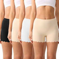 Culottes menstruelles décontractées d'été pour femmes, taille haute, sans couture, respirantes, style boxer, technique sans coutures, vente en gros