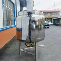 Machine de mélange et de cuisson industrielle 600L-1000L en acier inoxydable 304 pour pâte de fruits, jus, confiture, sauce au piment, sauce tomate, avec agitateur