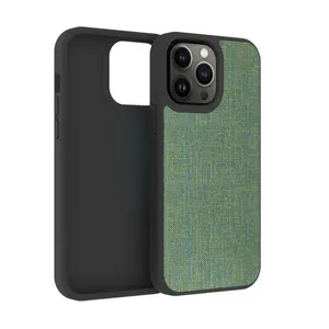 Inbeage capa de celular de tecido, personalizar luxo, tpu, para iphone 11 12 13 14 pro max mini