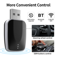 JMC USB inalámbrico CarPlay Dongle compatible con WIFI BT Google Map Control de voz fácil de instalar