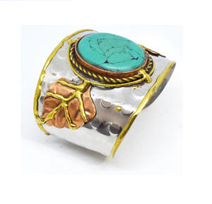 2024 venta de ropa de invierno de oficina, joyería de latón macizo pulido de latón cuadrado, brazalete abierto ancho rosa brillante, pulsera, joyería - Product Image 3