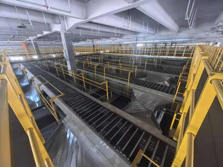 Automatic Sorting Machine Parcel Sorting Solutions Narrow Belt Sorter ...