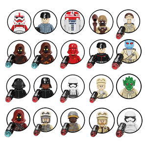 ตัวต่อพลาสติกเพื่อการศึกษาสำหรับเด็ก รุ่น PG2294-PG2317 ตัวละครภาพยนตร์ <span class=keywords><strong>R2D2</strong></span> กัปตันเร็กซ์ เรย์ ซิธ ทรูปเปอร์ ของเล่นตัวต่อขนาดเล็ก - Product Image 1