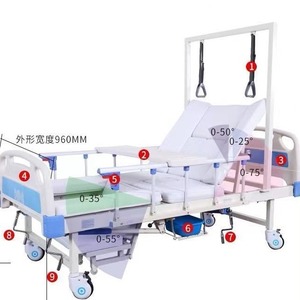 Cama de tracción ortopédica médica para girar a pacientes ancianos y paralizados, cama multifuncional para el hogar y el hospital con - Product Image 5