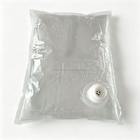 Pochette transparente à bec verseur en PE de qualité alimentaire sans BPA, sac à boisson avec bouchon, emballage jetable pour remplissage de liquides, Bag-in-Box Vodka