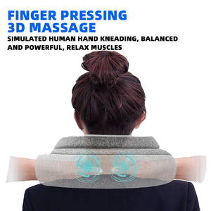 Shiatsu portatile mini controllo intelligente di calore elettronico intelligente per il collo impastare e massaggiare la cintura di sollievo per il dolore al collo con calore - Product Image 3