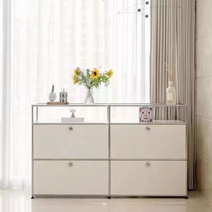 Buffet moderne en acier inoxydable, style INS, <span class=keywords><strong>meuble</strong></span> TV simple pour <span class=keywords><strong>salle</strong></span> <span class=keywords><strong>à</strong></span> <span class=keywords><strong>manger</strong></span> ou salon - Product Image 5
