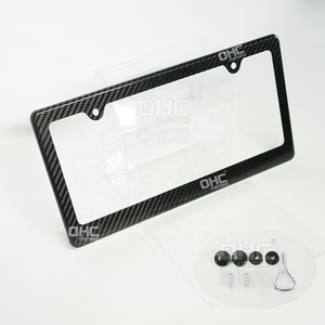 Bán buôn đen sợi Carbon USA Kích thước tấm giấy phép khung tùy chỉnh tấm giấy phép chủ - Product Image 1